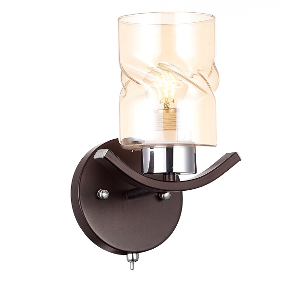 Бра Victoria Lighting 1x60 Вт E27 хром/венге Will/AP1 