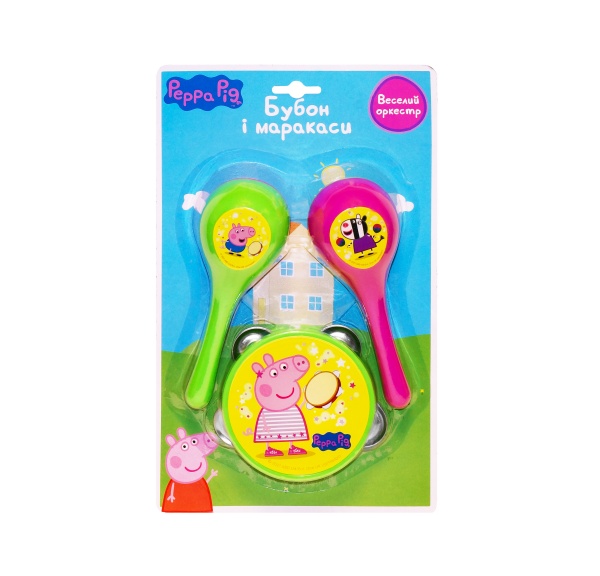 Игрушечный набор Peppa Pig Бубен и маракасы 122213