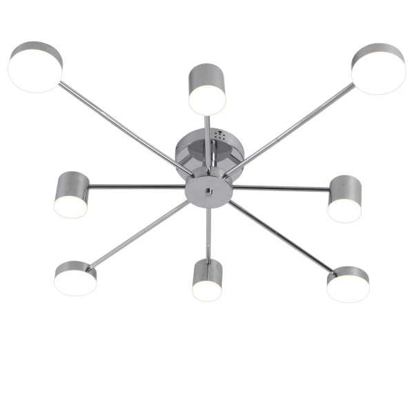 Люстра світлодіодна Victoria Lighting 77 Вт хром Otis/PL8 chrome 