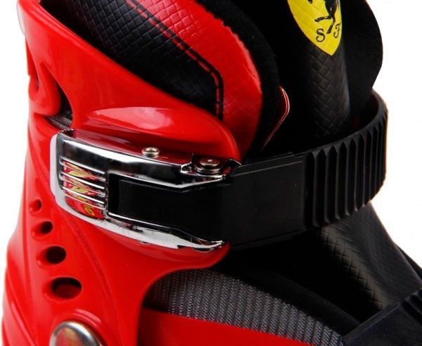 Роликові ковзани Ferrari FK7-BLACK р. 29-32 червоний