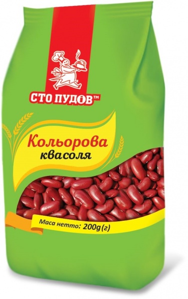 Квасоля Сто пудов кольорова 200 г