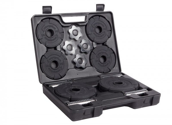 Набор гантелей Energetics PREMIUM 20KG CAST IRON SET (30MM) 427168-050 черный