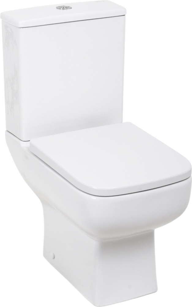 Унитаз-компакт Water House Cube rimless, сид. дюропласт soft-close