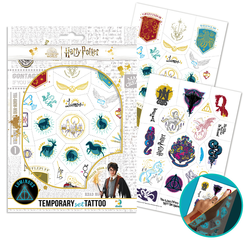 Набір наклейок-татуювань DoDo Harry Potter. Символи 200505
