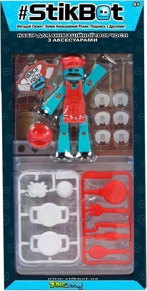 Набор Stikbot для анимационного творчества S3 Кулинарное шоу 
