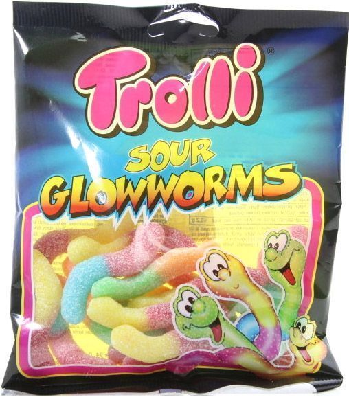 Конфеты жевательные Trolli Кислые Светячки 100 г