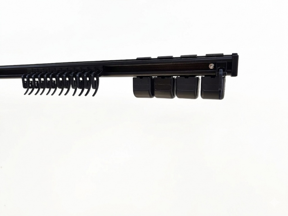 Карниз Karniz plus KS-1 одинарный 300 см черный 1 шт.