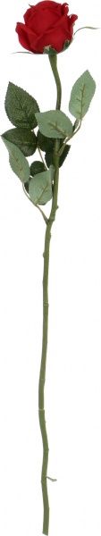 Растение искусственное Роза красная 68 см 27