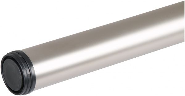 Мебельная ножка DC d60x1100 мм матовий нікель з кріпленням 