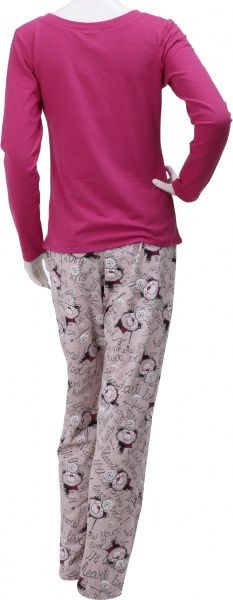 Пижама женская Roksana Pink Bear 504/16001 р. L бордовый- бежевый 