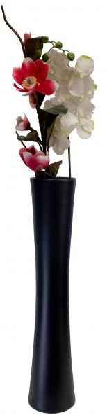 Ваза Труба муар чорний 77 см