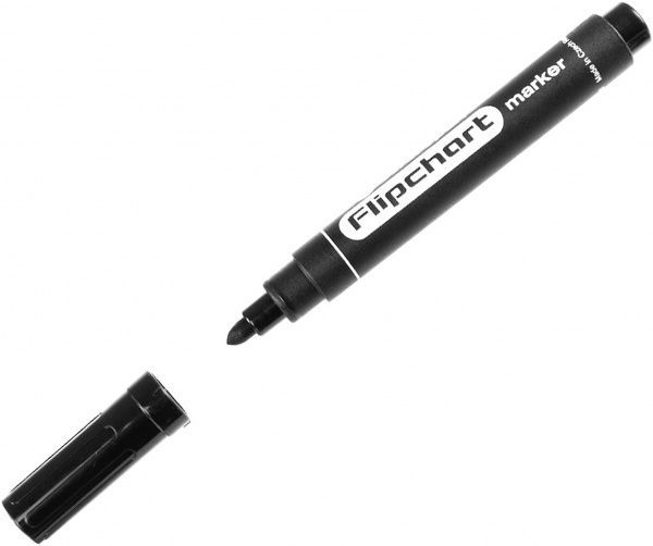 Маркер перманентний Centropen для фліпчарту 2.5 мм чорний 