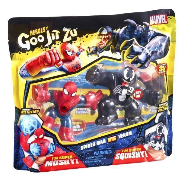 Игрушка-растяжка GooJitZu Спайдермен и Веном 121638 