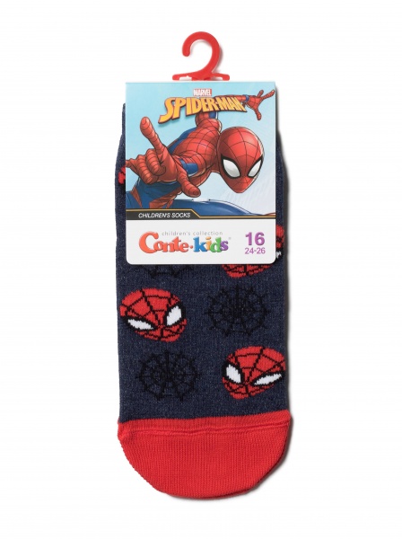 Носки унисекс Conte-Kids Marvel (короткие) 17С-133СПМ 487 р.18 темно-синий 