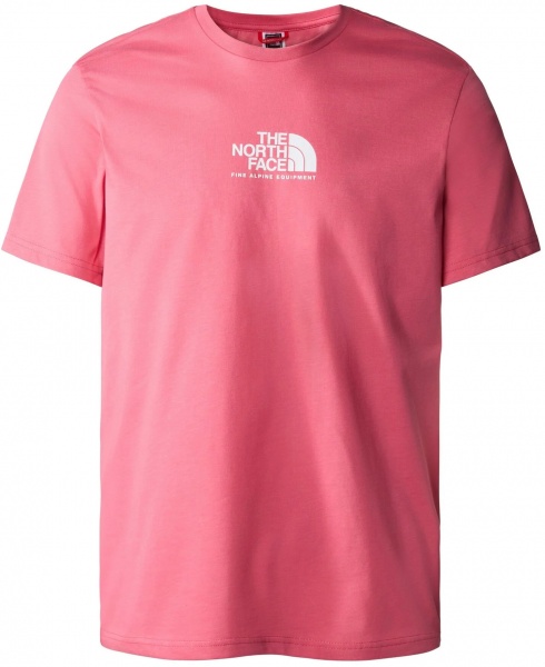 Футболка THE NORTH FACE M S/S FINE ALPINE EQUIPMENT TEE 3 NF0A4SZUN0T1 р.L червоний