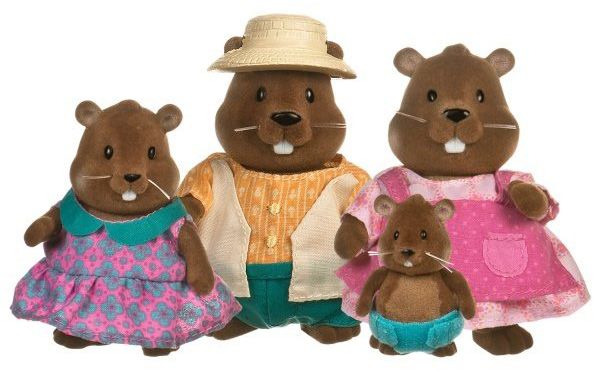 Ігровий набір Li'l Woodzeez Сім'я бобрів 6000M 