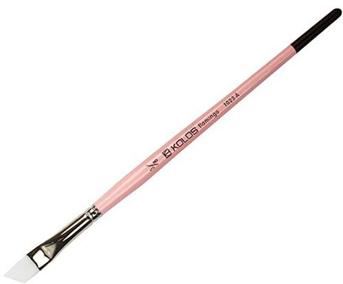 Кисть угловая синтетика Flamingo 1023A № 3/8 Kolos 