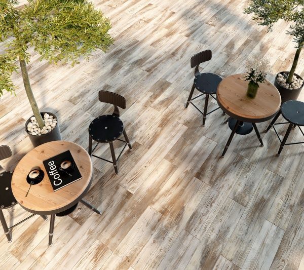 Плитка Zeus Ceramica Legno brown ZZXLV6R 15x90 (48,6) 