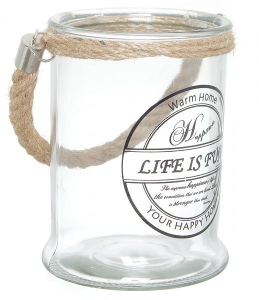 Свічник Life is fun 12,5х12,5х17 см