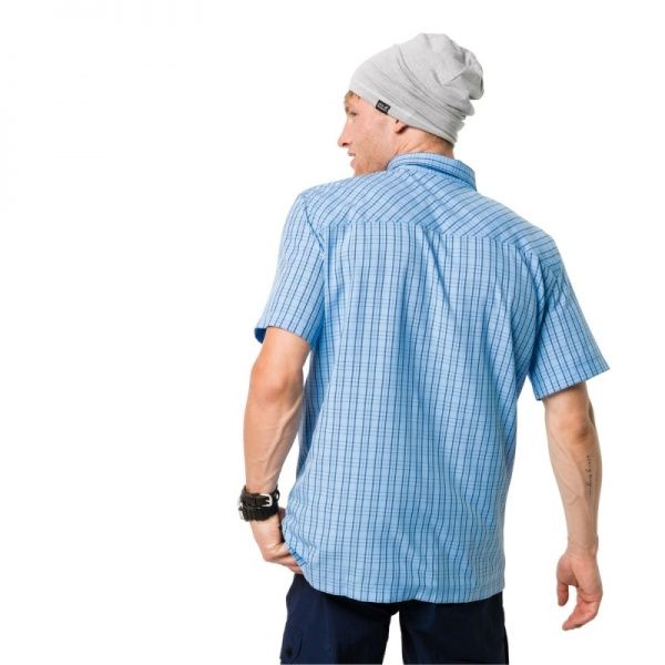 Рубашка Jack Wolfskin THOMPSON SHIRT MEN 1401042-7817 р. XL голубой
