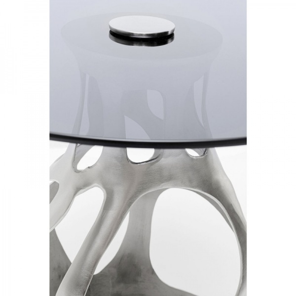 Стол декоративный KARE Design Volcano silver 60x60x60 см (86387) 