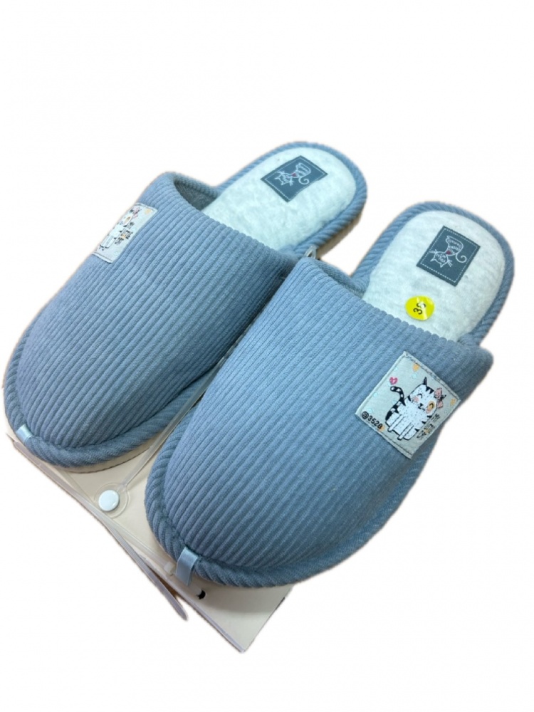 Взуття домашнє Gemelli Ненсі р.36/37/38/39/40/41 блакитний із сіримбузковий із рожевим