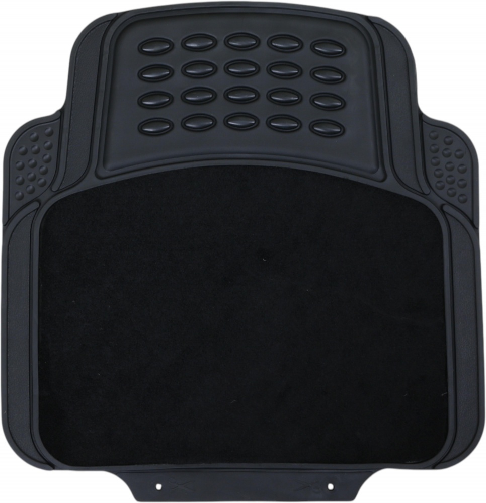 Коврики автомобильные Auto Assistance AA17137 4 шт. с текстильными вставками универсальные