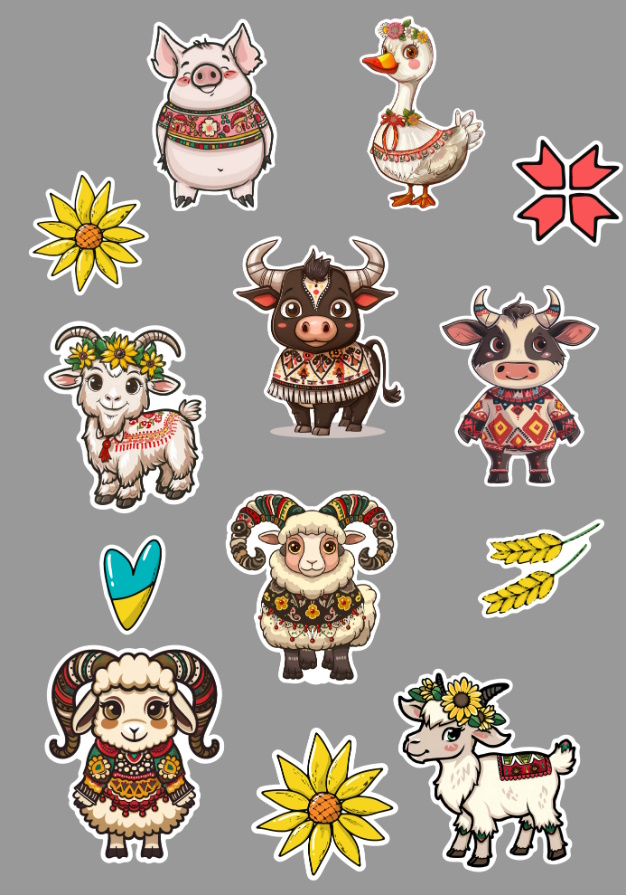 Декоративная наклейка Наш Декупаж Наши Зверушки