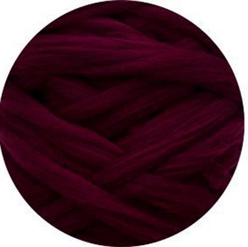 Вовна для валяння 483 Бордо (22-24 мік) 50гр.