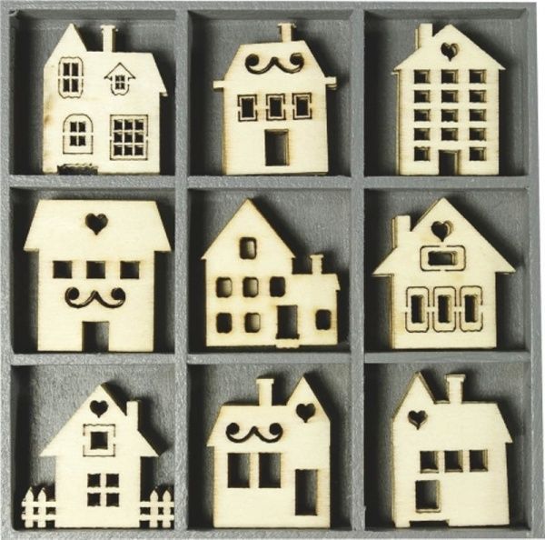 Набор заготовок Дома 10,5x10,5 см 45 шт. Knorr Prandell 