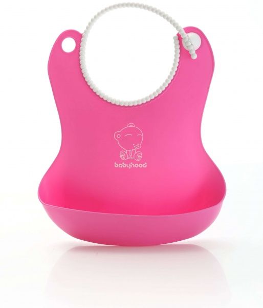 Нагрудник Babyhood розовый BH-401P 