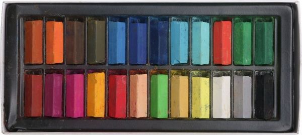 Пастель суха професійна 1/2 м’яка MPS-24 Mungyo 94100670 24 кольорів