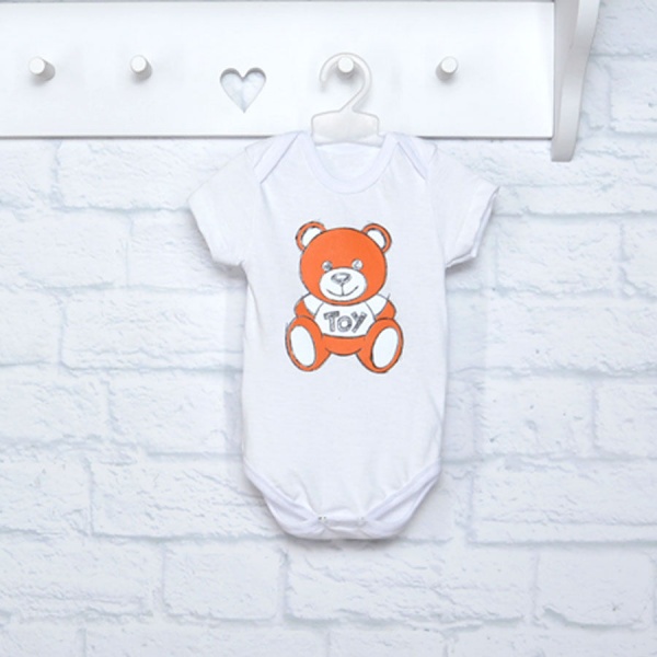 Боді дитяче унісекс Blanka Ведмедик р.86 білий 12677 