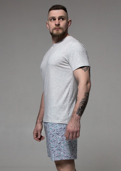 Пижама мужская Roksana 1211/16697 р. 48 меланж