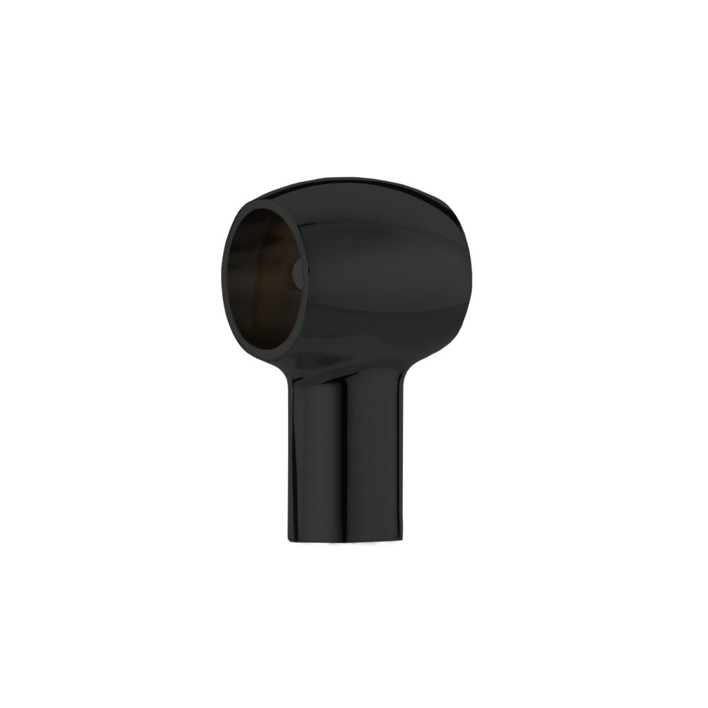 Тримач рейлінга Homax RAT-14 BL традиція чорний