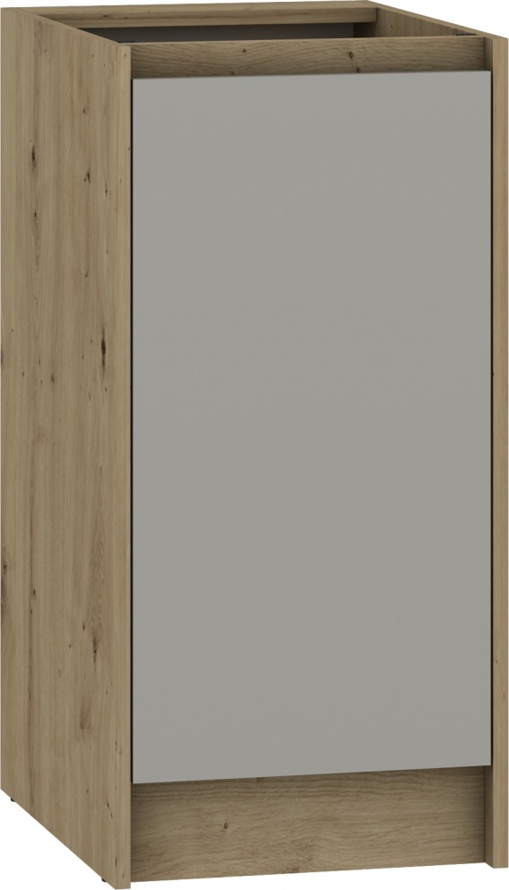 Тумба нижняя МС Злата 40х82х52 шиншилла серая/дуб артизан Грейд