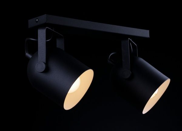 Спот TK Lighting 2610 Spectra 2x60 Вт E27 чорний із білим 