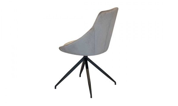 Стілець обідній Маріо DC-79011S 530х575х880 мм чорний/сірий