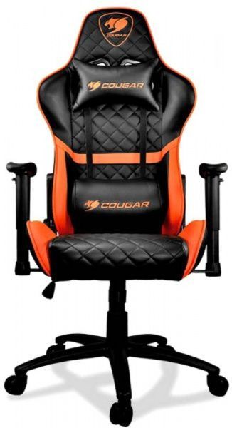 Крісло Cougar Armor One чорно-помаранчевий 
