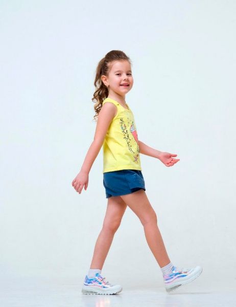 Шорти для дівчаток Smil 112315 р.92 синій меланж 