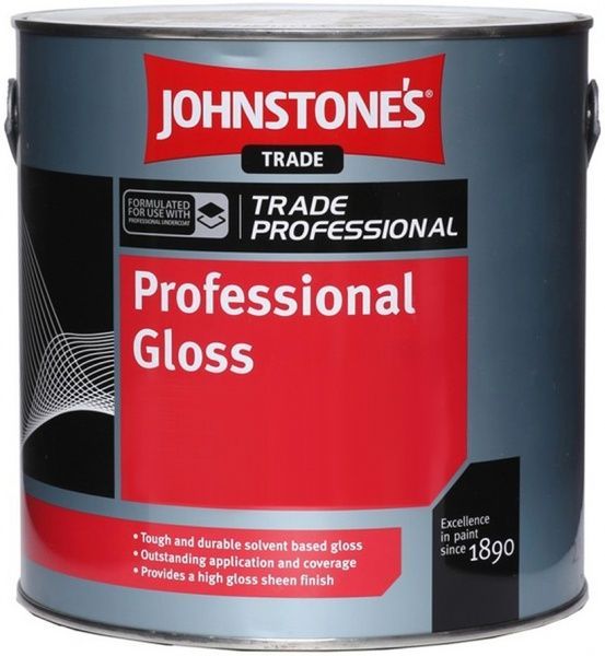 Емаль Johnstone's алкідна Professional Gloss білий глянець 2,5л