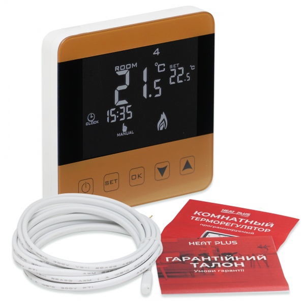 Терморегулятор Heat Plus BHT-320 золотий