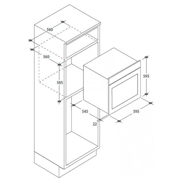 Духовой шкаф электрический Candy FPE 629/6 NX