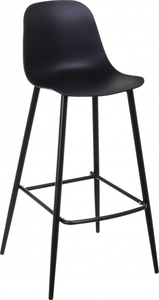 Стул барный slim черный
