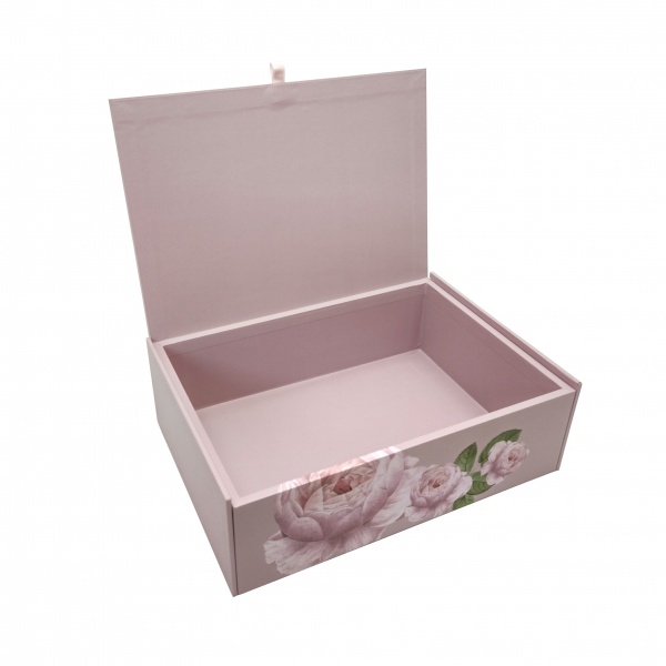 Скринька Flora Вінок Півоній M пудровий CooverBox