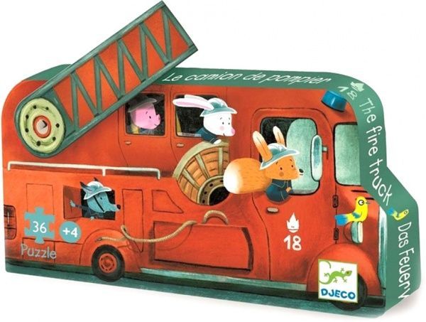 Пазл Djeco Пожарная машина DJ07269