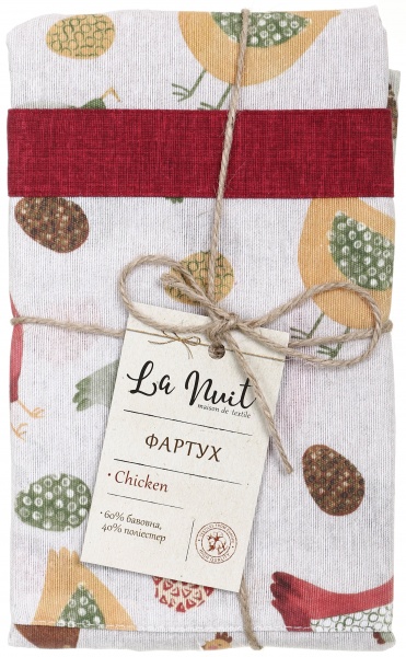 Фартук с нагрудником Курочки La Nuit