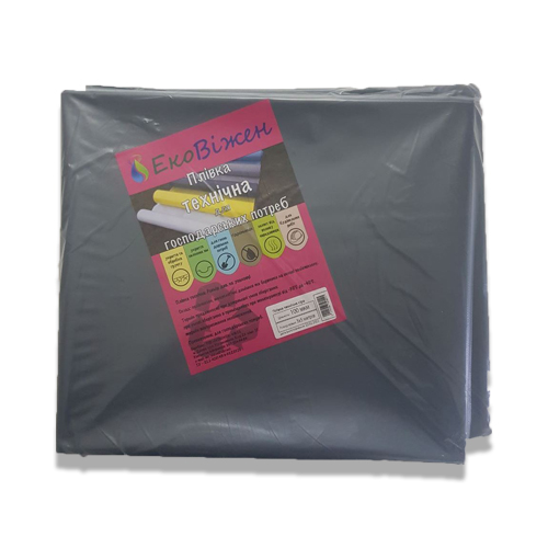 Плівка поліетиленова сіра 3х5 м 100 мкм 100 мк 