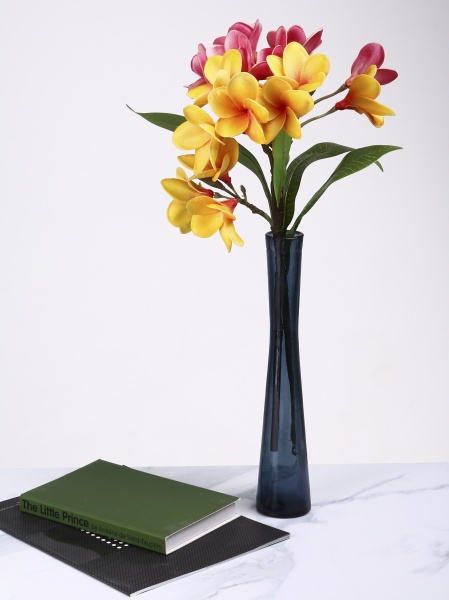 Ваза San Miguel COIN D6 см скло 30 см petrol 