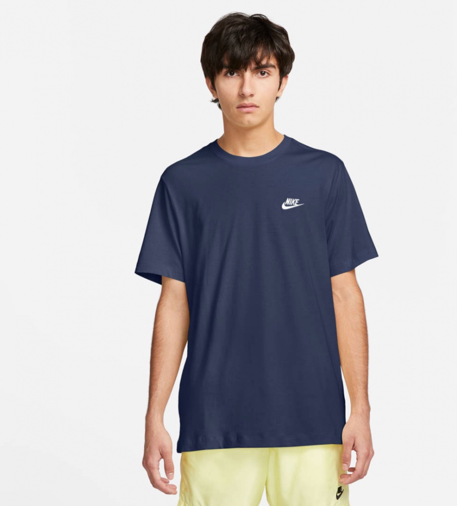 Футболка Nike M NSW CLUB TEE AR4997-410 р.S синий